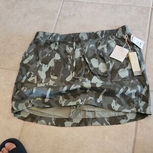 C&C California Green Camouflage Skort